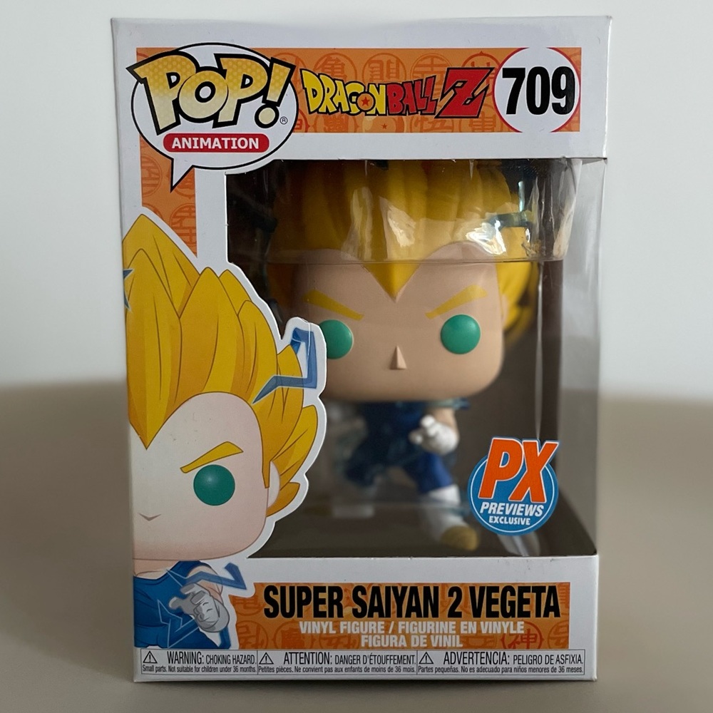 FunkoPop Animation: Dragon Ball Z Vegeta SS2 (709) (PX Previews Exclusive)